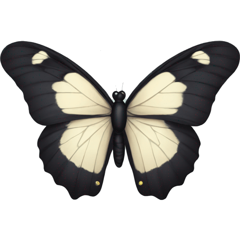 Black butterfly emoji