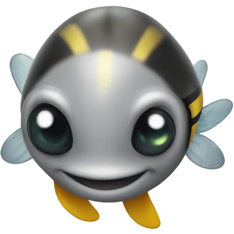 A Dolphin Bee emoji