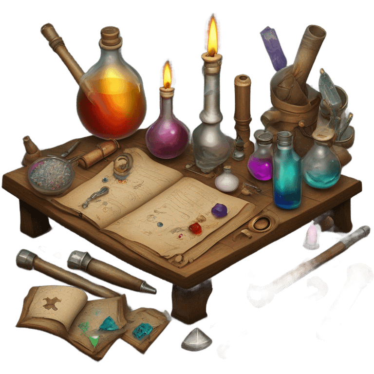 Table of an alchemist emoji