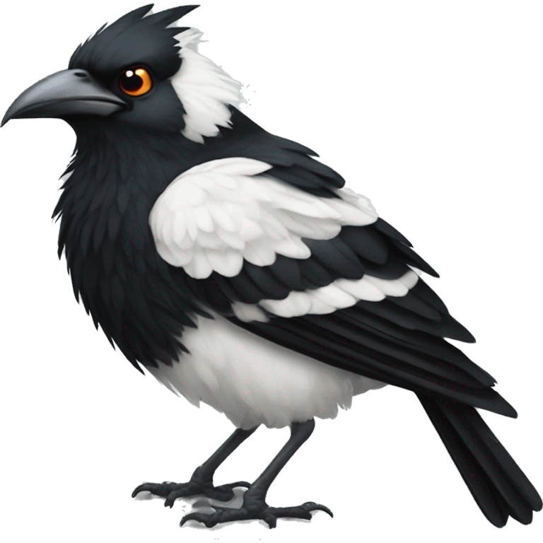 angry magpie emoji