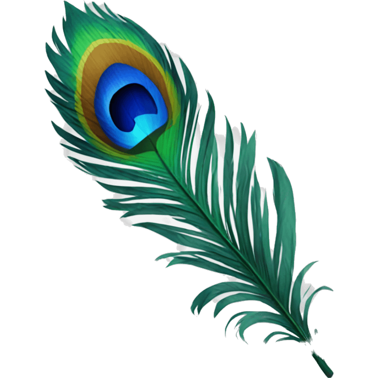 peacock feather emoji