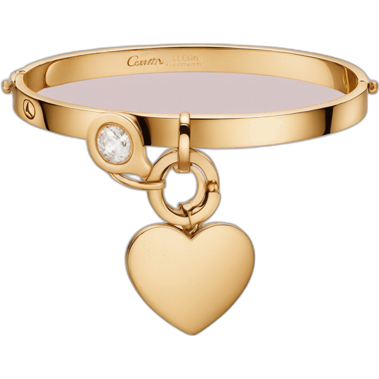 cartier love bracelet one emoji