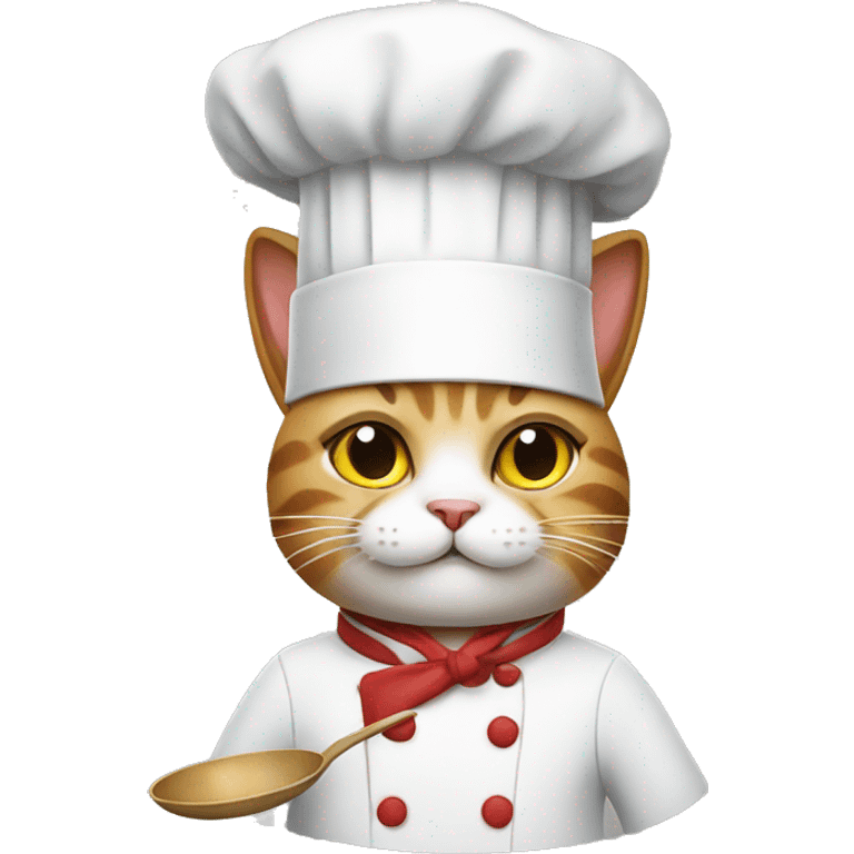 cat as a chef emoji