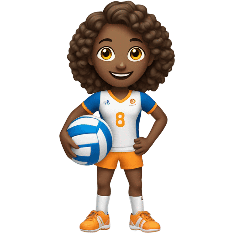 Cute Volleyball player emoji