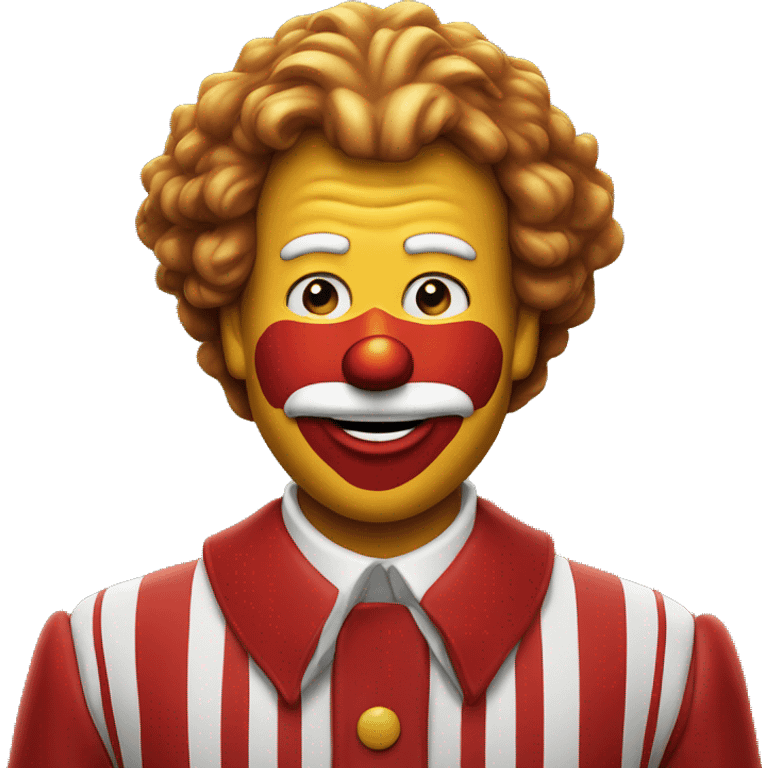 If Ronald McDonald was Santa Claus  emoji