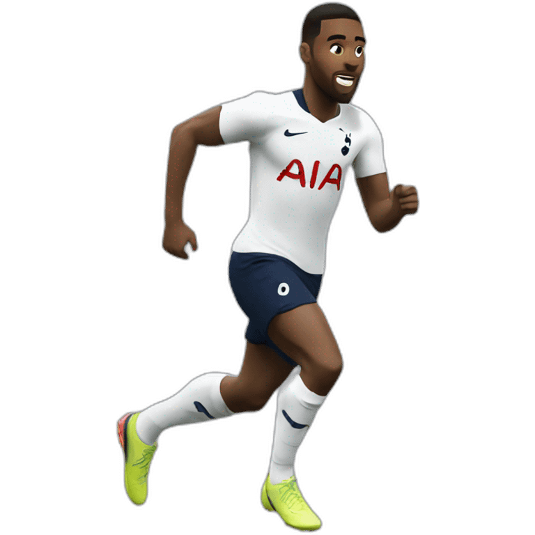 tottenham player running emoji