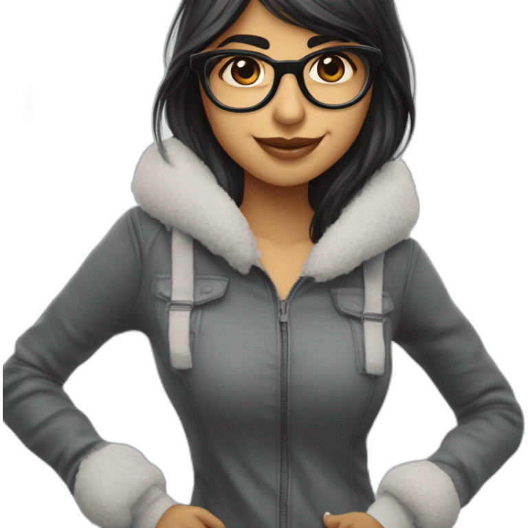 Mia khalifa qui lèche une glace emoji