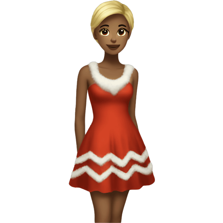 Christmas dress emoji