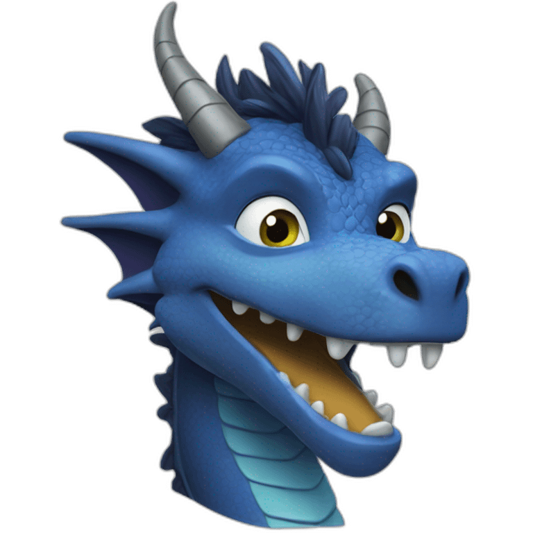 Dragon DreamWorks krokmou emoji