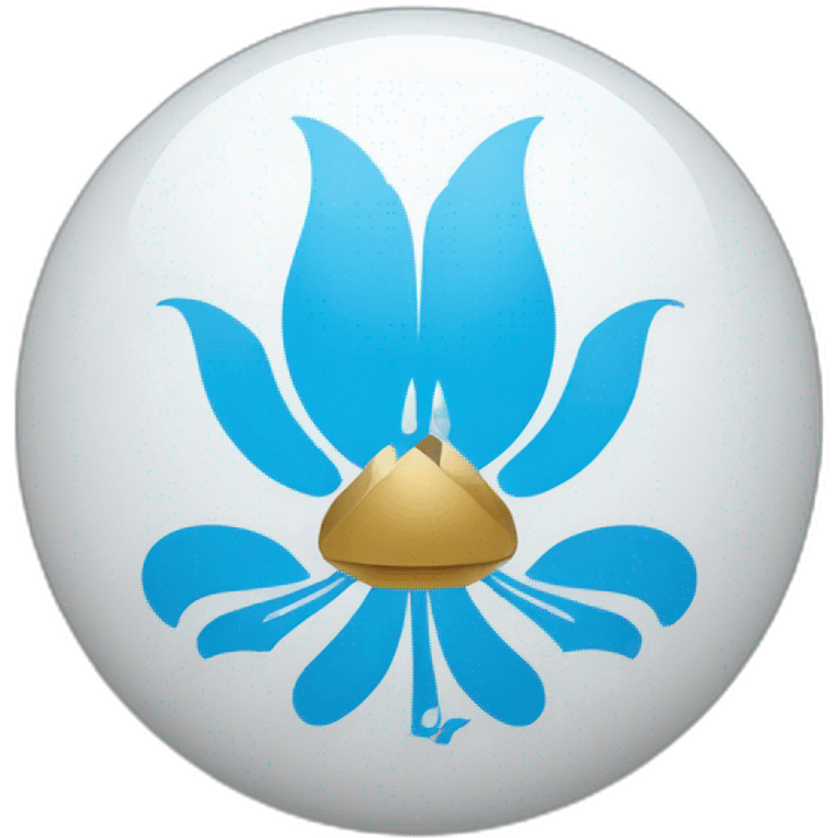 Un O dans un M comme le logo de l'Olympique de Marseille  emoji