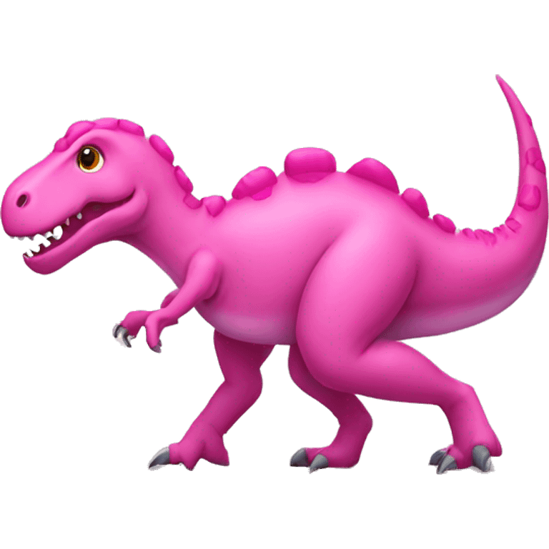 Pink dinosaur emoji