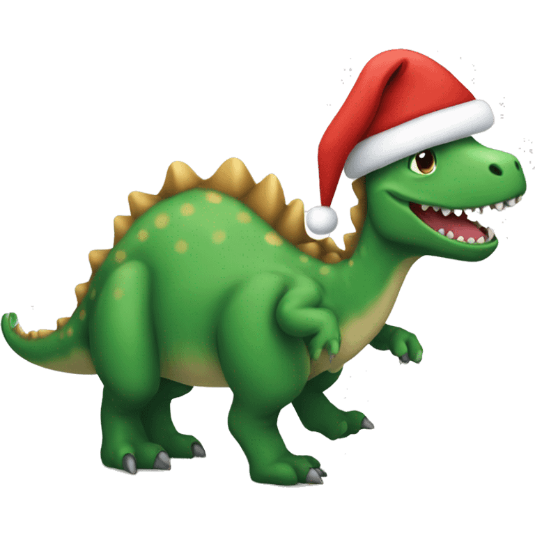  christmas dino emoji