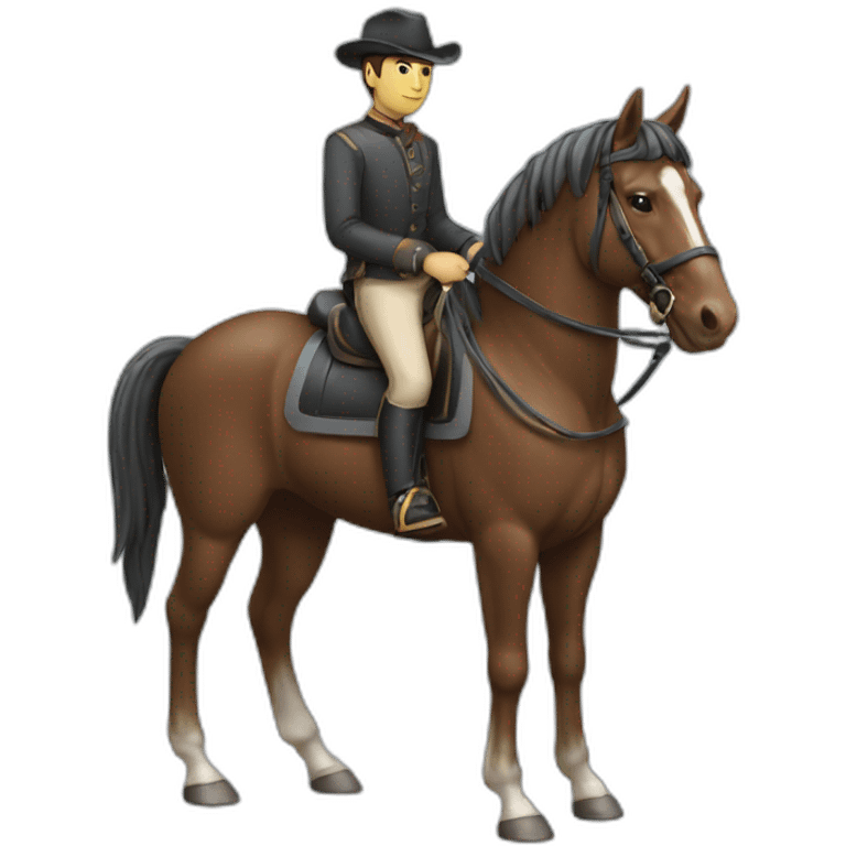 Homme-cheval emoji