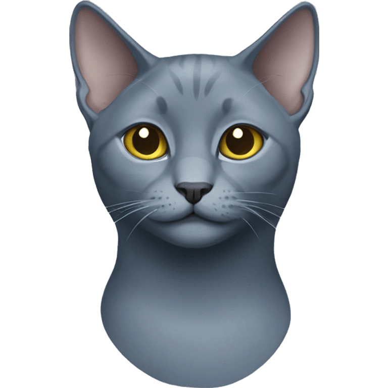 russian blue cat emoji