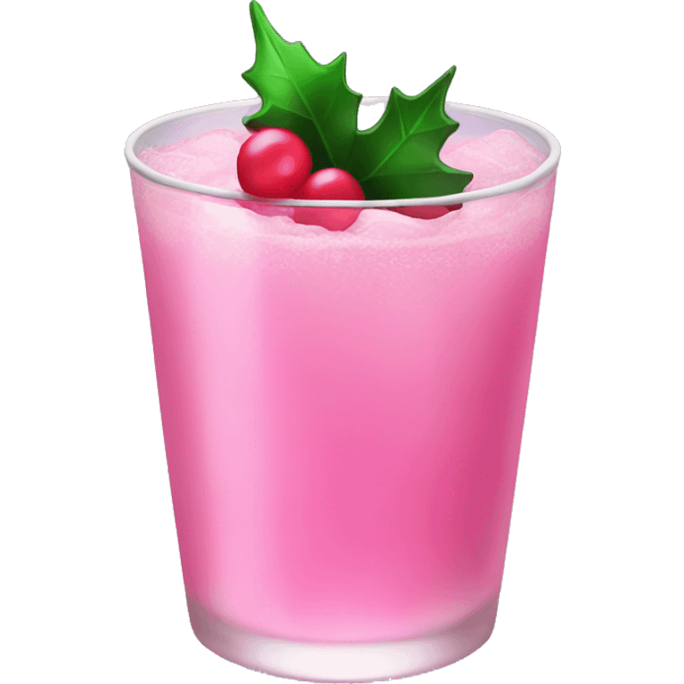 pink christmas christmas drink emoji