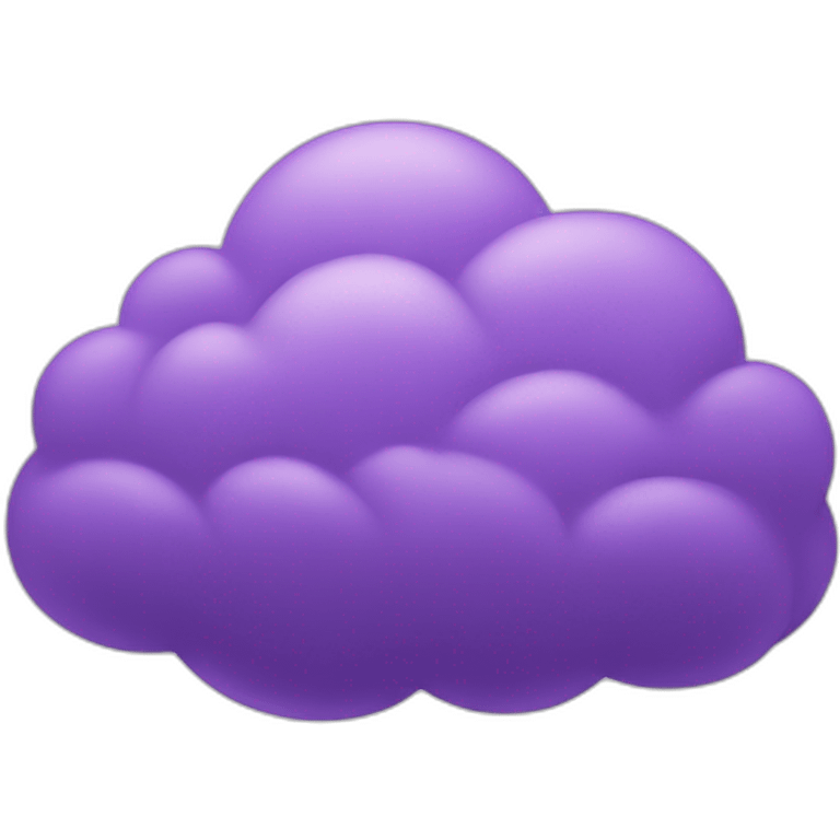 purple cloud emoji