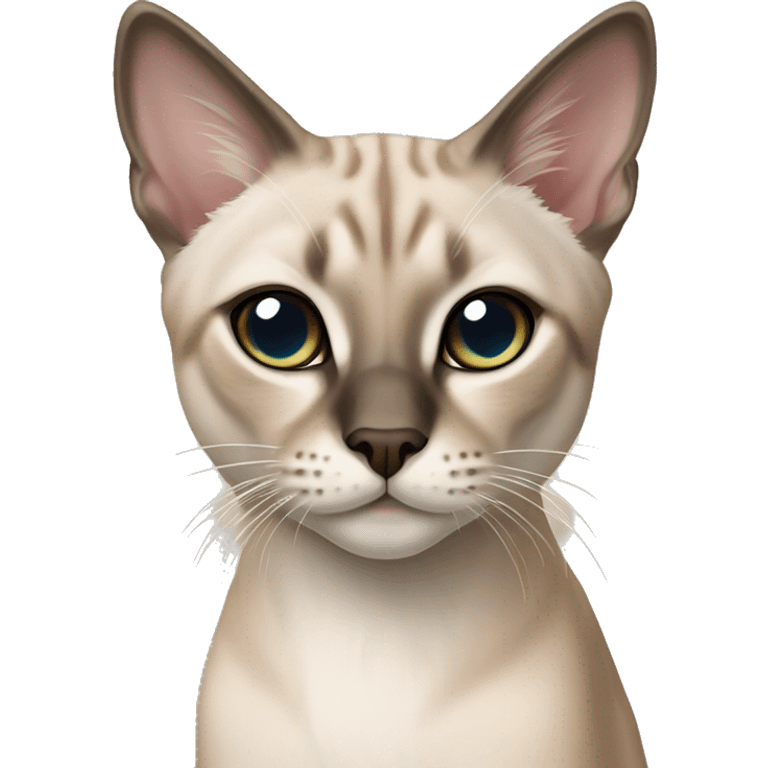 Lynx point siamese cat emoji