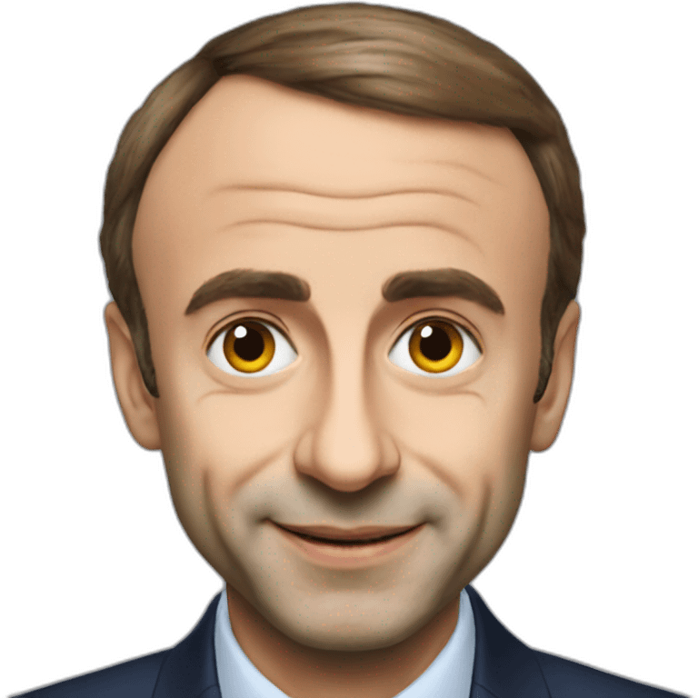 Macron avec Zemmour emoji