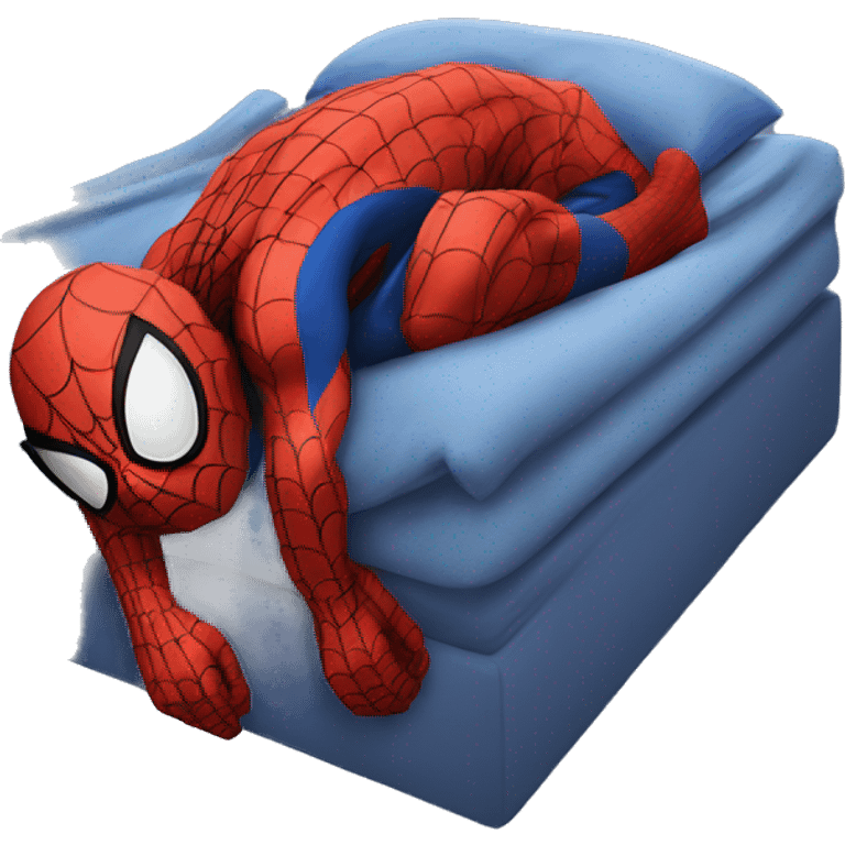 spiderman sleeping emoji