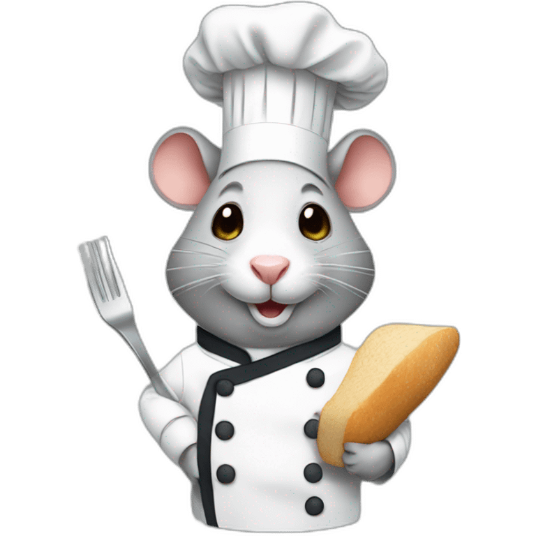 A chef rat emoji