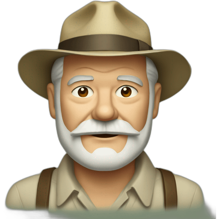 Ernest Hemingway emoji