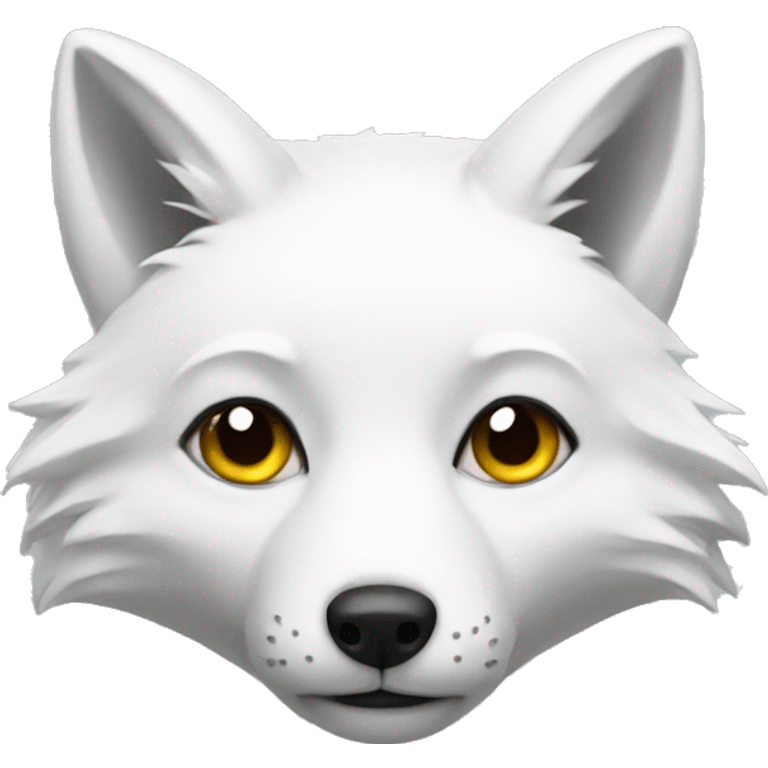 white fox emoji