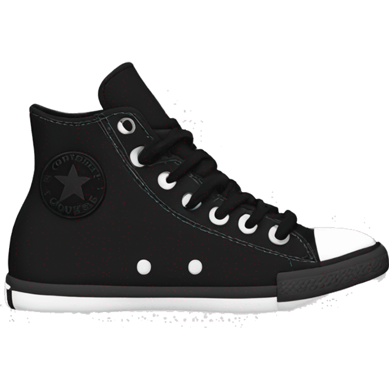 Converse black  emoji