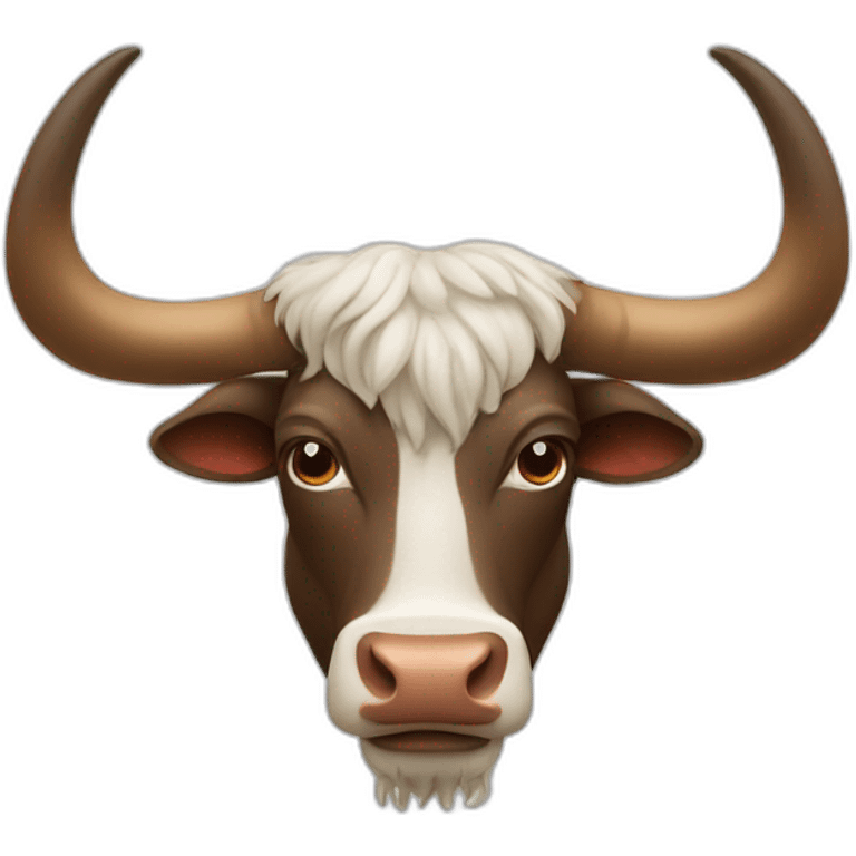 bull WITH LONG HORNS emoji