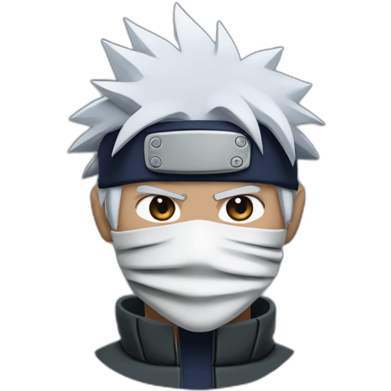 kakashi uchiha black emoji