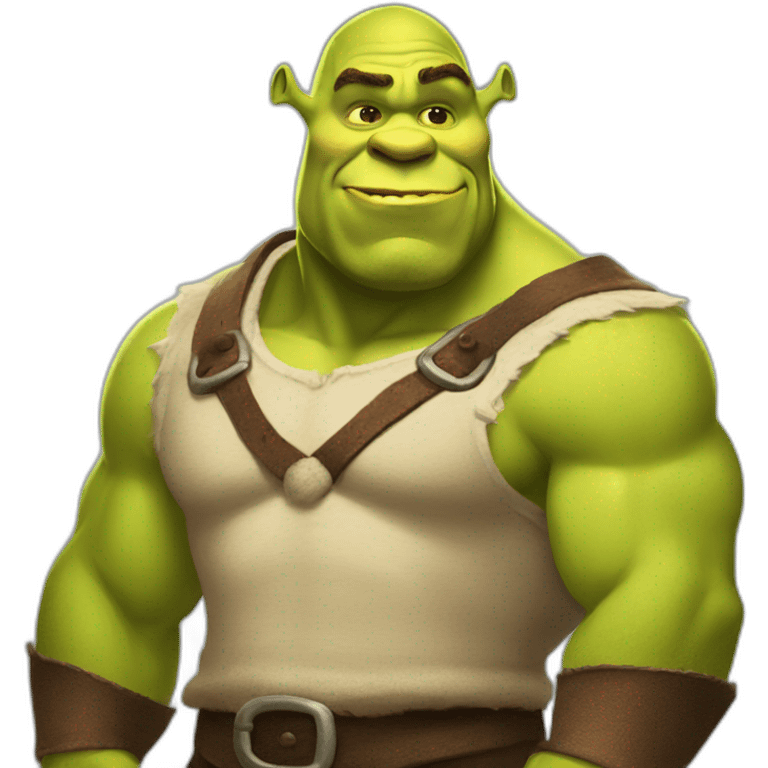 Buff Shrek emoji