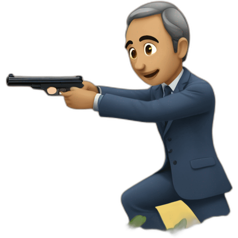 eric zemmour shooting trees emoji