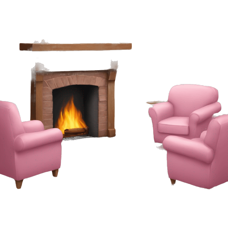 Winter Pink FirePlace emoji