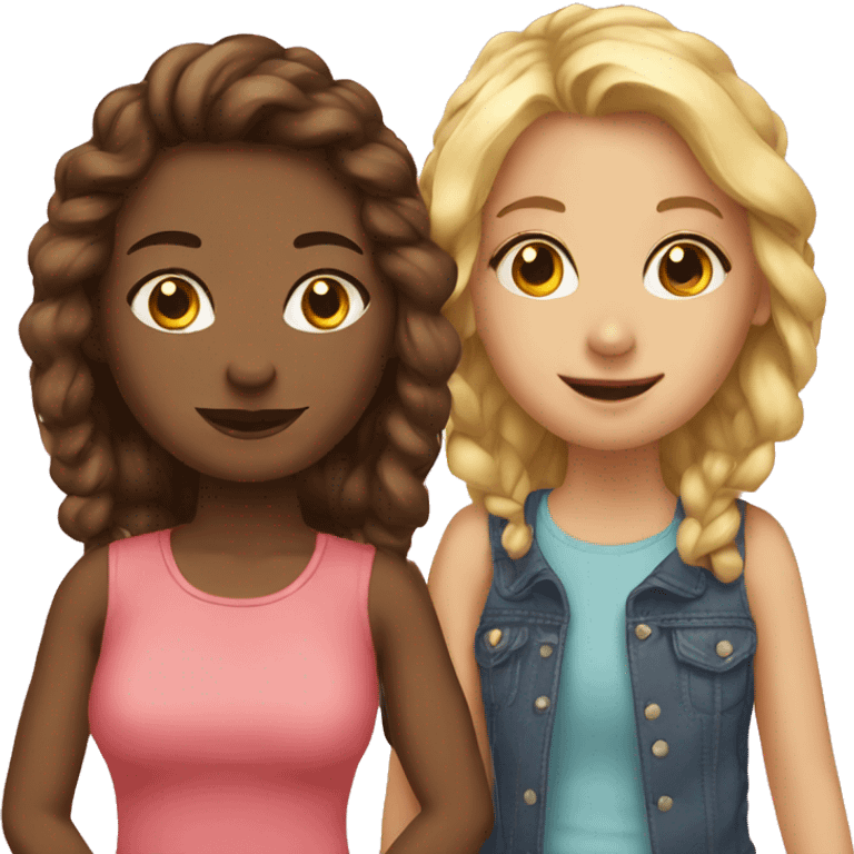 best friends for girl emoji