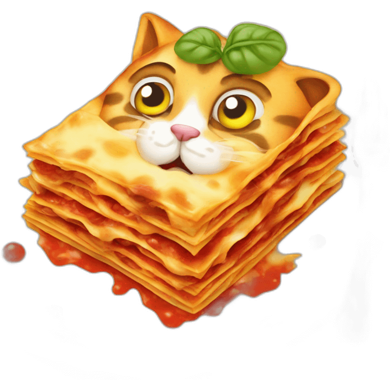 cat-eating-lasagne emoji