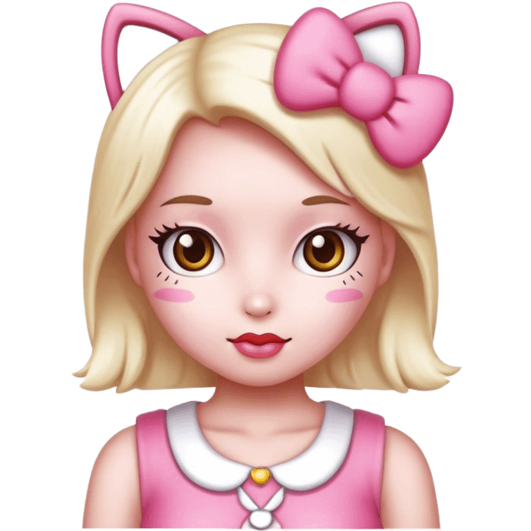 hello kitty girl emoji