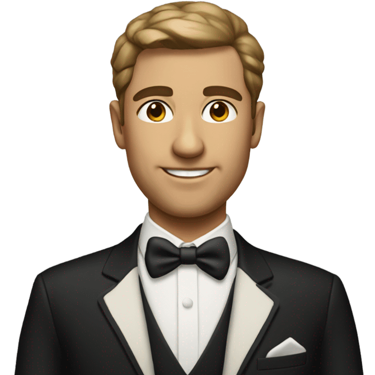 formal attire portrait of man emoji