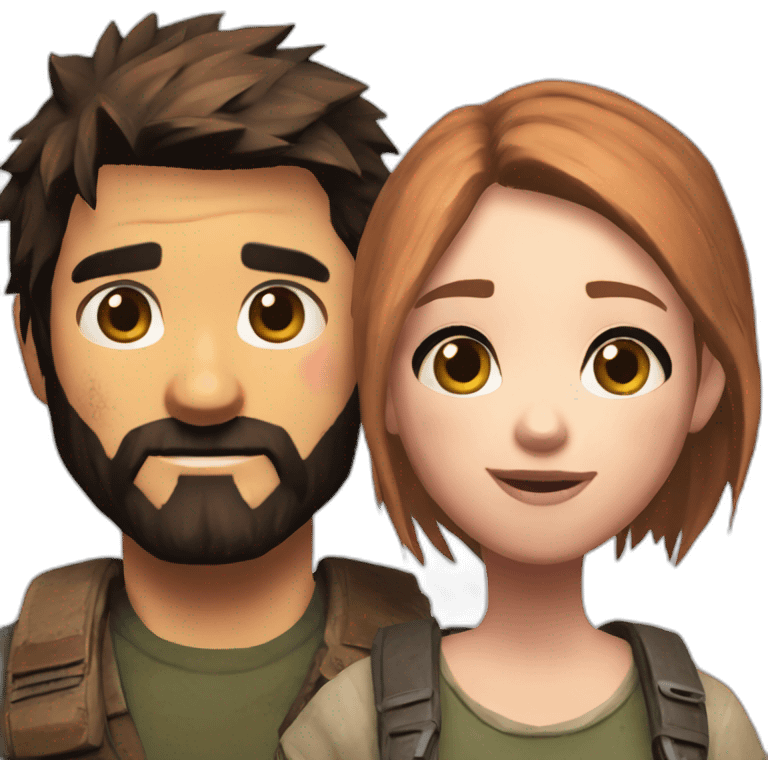 joel and ellie the last of us emoji