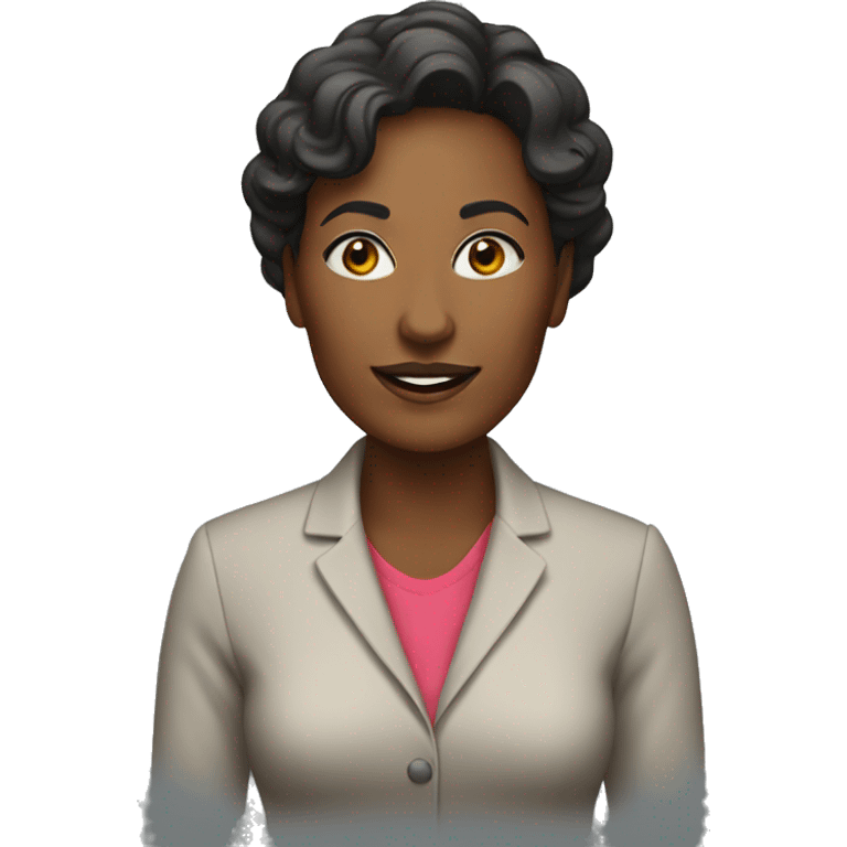 a woman coach in her 30s emoji