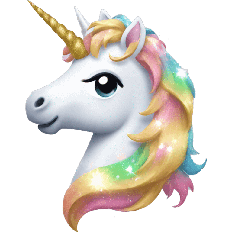 Sparkle unicorn  emoji