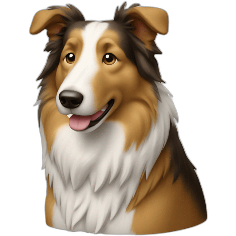 Bordeur collie White emoji