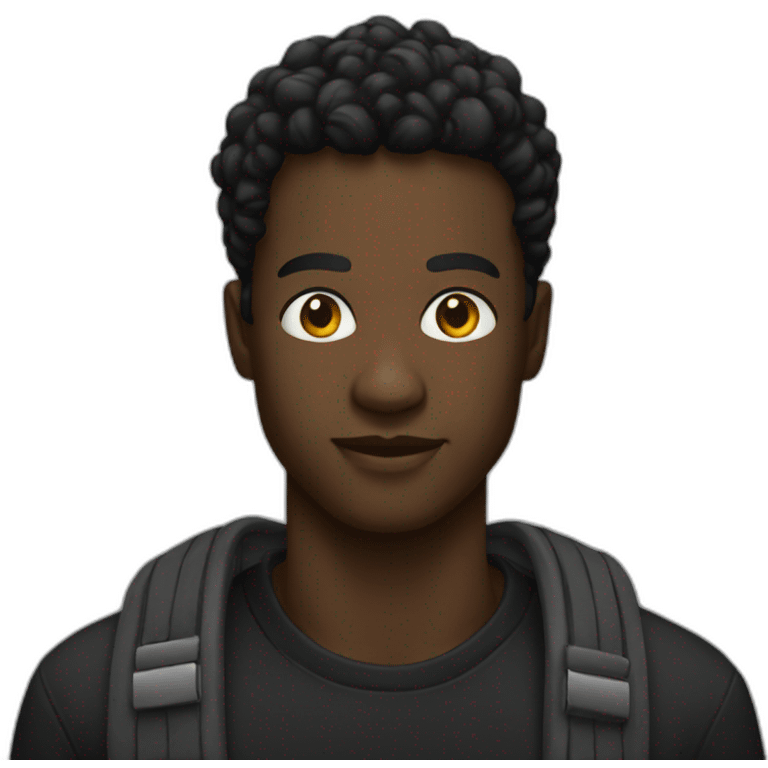 black m emoji