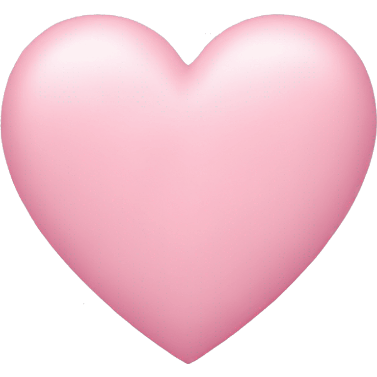 Pastel pink heart emoji