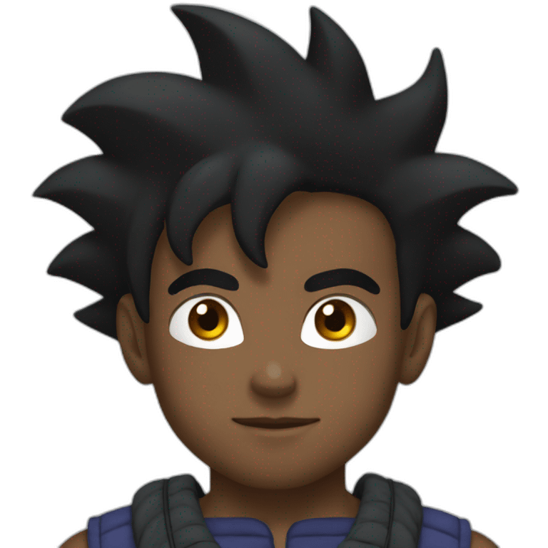 Black goku emoji