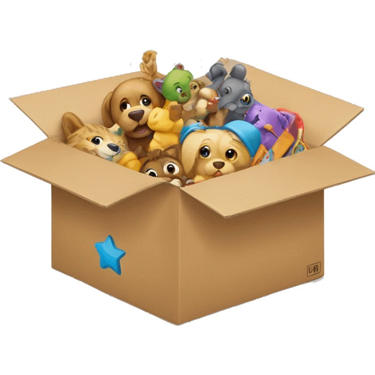 box full of toys emoji