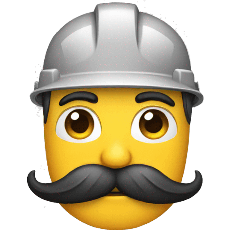 construction crane mustache emoji