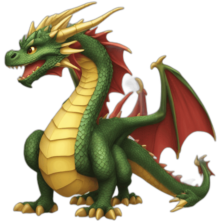 Dragon doré emoji