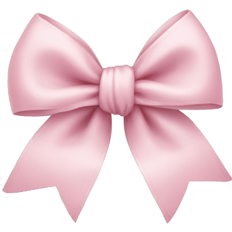 Light pink bow emoji