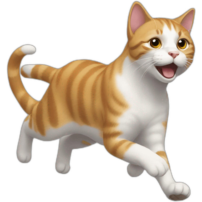 cat run emoji