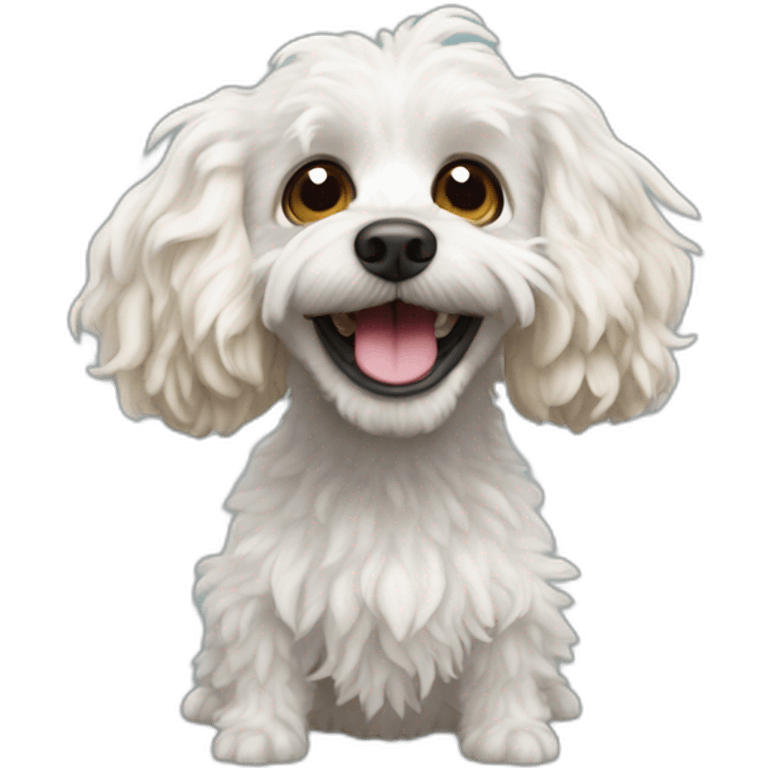 White Cavapoo Murloc emoji