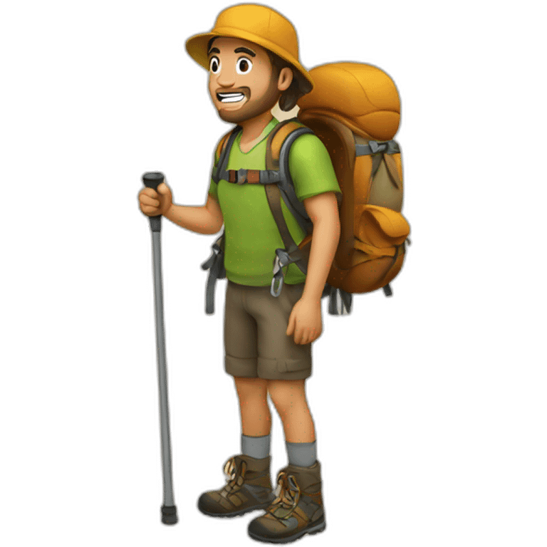 hiker emoji